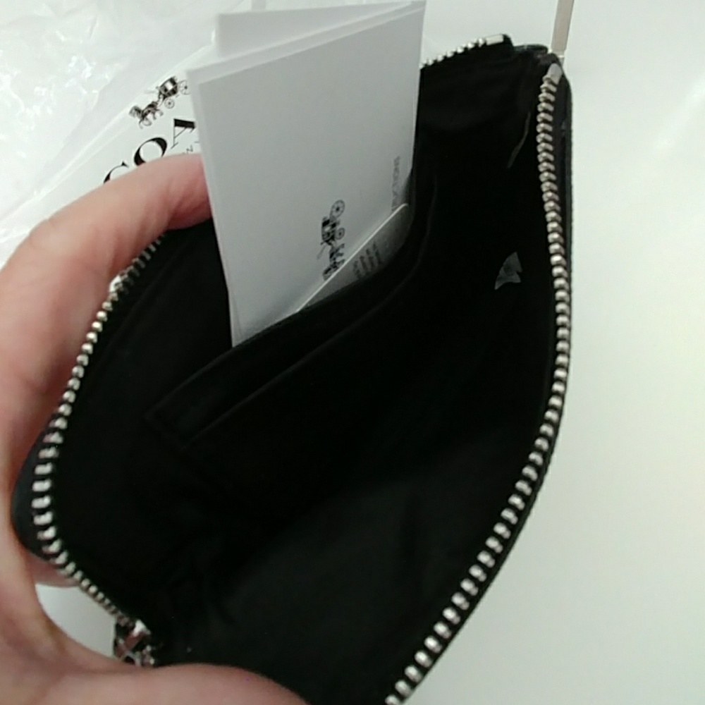 NWT COACH Color Block small wristlet - Picture 2 of 2